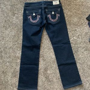 True Religion Bootcut Crystal Pocket Jeans